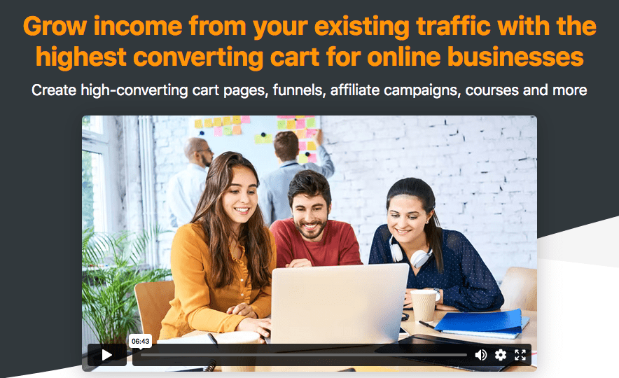 Thrive Cart is a powerful ecommerce platform that offers a range of features to help businesses sell products and services online.